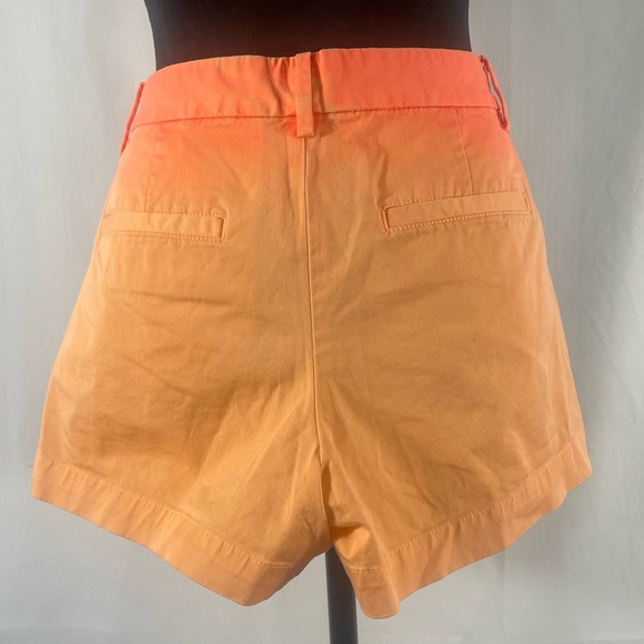 Gap Neon Orange Ombre shorts, size 4
Flat Front; Zipper Fly closure, pockets - Picture 2 of 9
